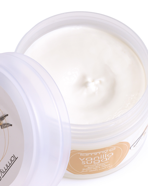 body butter vanilla details